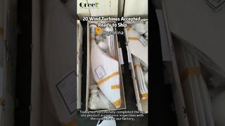 Se aceptan 20 unidades de turbinas eólicas de eje horizontal de 1kW: ¡listas para su envío a Argentina!