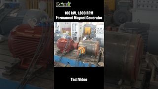 Prueba aprobada, listo para enviar: registro de prueba real del generador de imanes permanentes