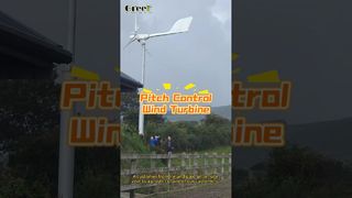 Visita de un cliente de Irlanda: ¡turbinas eólicas con paso controlado en acción!#windturbine