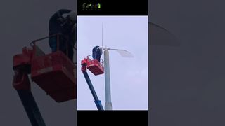 Energía doméstica autosuficiente: sistema híbrido de turbina eólica GH-2KW instalado en Malasia