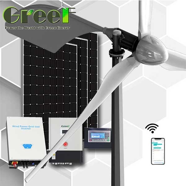 1KW 2KW en la turbina de viento horizontal de AXIS de la energía de la rejilla para /Farm casero