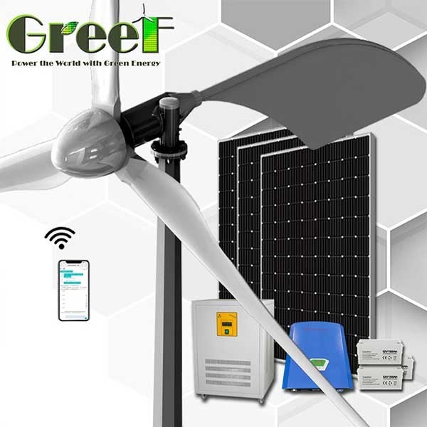 1KW 2KW en la turbina de viento horizontal de AXIS de la energía de la rejilla para /Farm casero