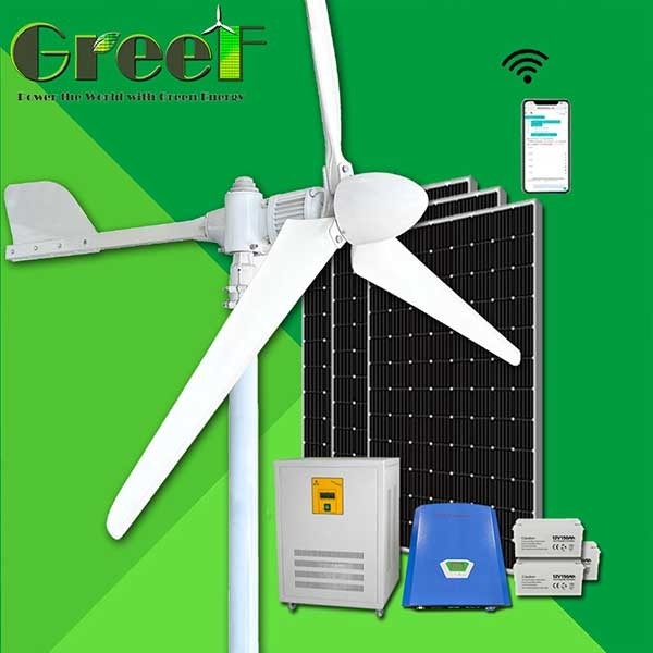 1KW 2KW en la turbina de viento horizontal de AXIS de la energía de la rejilla para /Farm casero