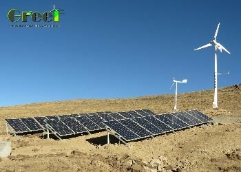 turbina de viento del panel solar fuera de la red/híbrido para el generador casero 5kw 10kw