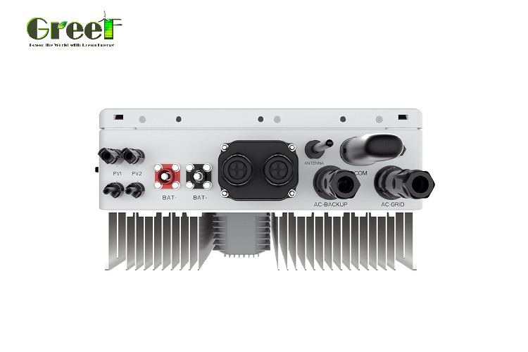 Inversor de red con 95% de eficiencia para frecuencias de 50/60Hz y rango de temperatura -25°C a 60°C