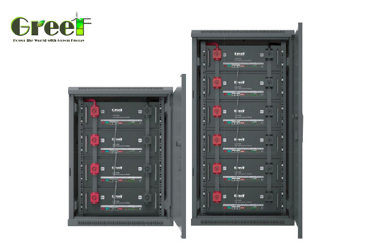 Múltiples modelos ON/OFF GRID TIED Sistema de respuesta rápida 60-280AH Batería de litio