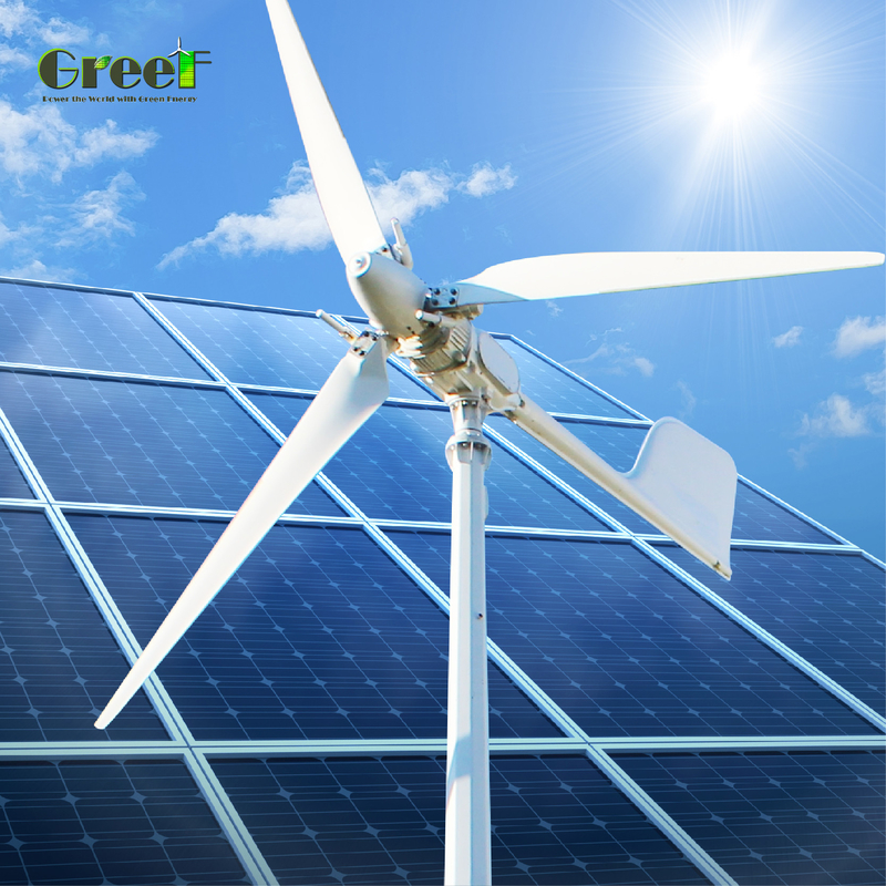Método de parada automática por freno para aerogenerador horizontal con palas de FRP y potencia nominal de 5-30kW