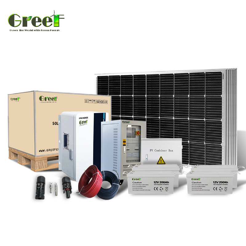 Sistema solar de 5 kW fuera de la red con controlador de carga MPPT 48-240V Voltado de salida