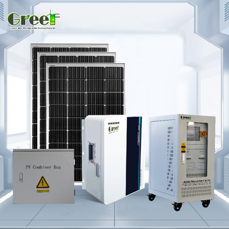Sistema solar de 5 kW fuera de la red con controlador de carga MPPT 48-240V Voltado de salida