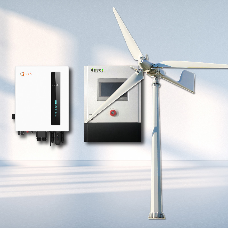 5KW 10KW 20KW 30KW Control de velocidad del viento de arranque bajo Control de paso Turbina eólica Generador de viento horizontal