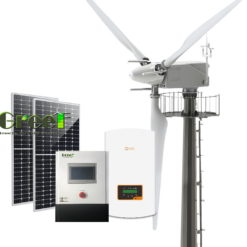 Turbina eólica de control de paso de 20KW / 30KW con tecnología de paso variable 30% Generación de alta potencia Baja velocidad de inicio del viento 2.5m/s
