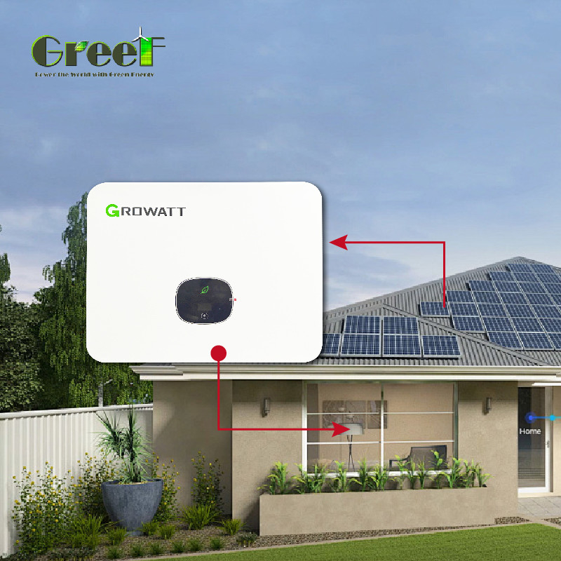 Sistema de paneles solares de silicio monocristalino 1kW-100kW Capacidad con pantalla LCD y medición neta