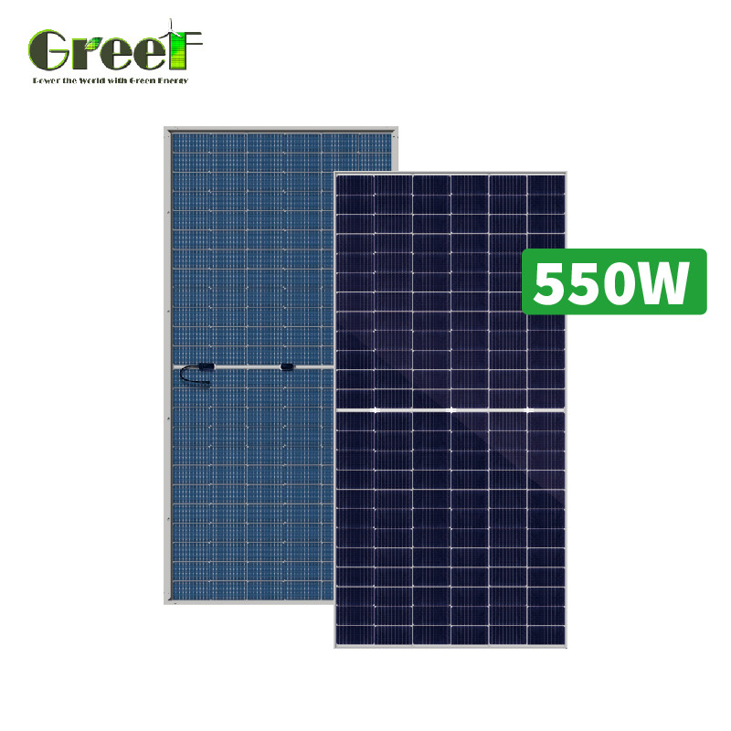 Sistema solar en red con paneles de silicio monocristalino integrados en el sistema de monitoreo de medición neta