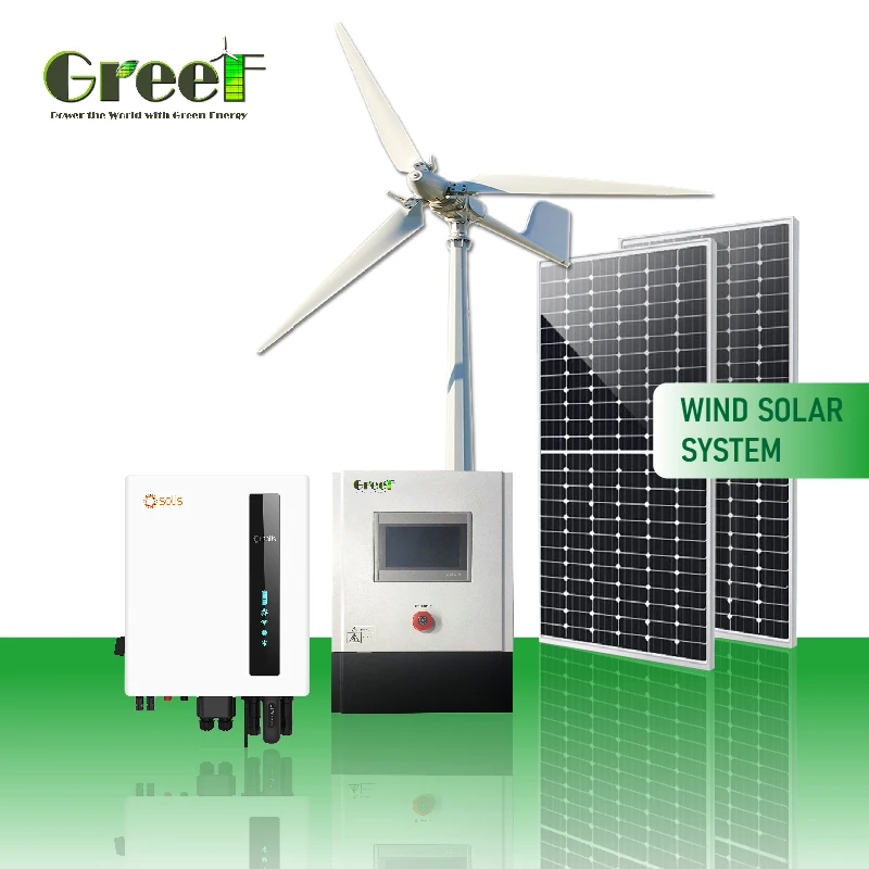 Sistema solar híbrido de salida nominal de una sola fase de 230 VAC para el hogar Sistema de energía solar