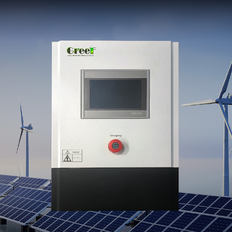 Turbina eólica de 3kw 5kw 10kw con controlador de red con inversor para sistema híbrido