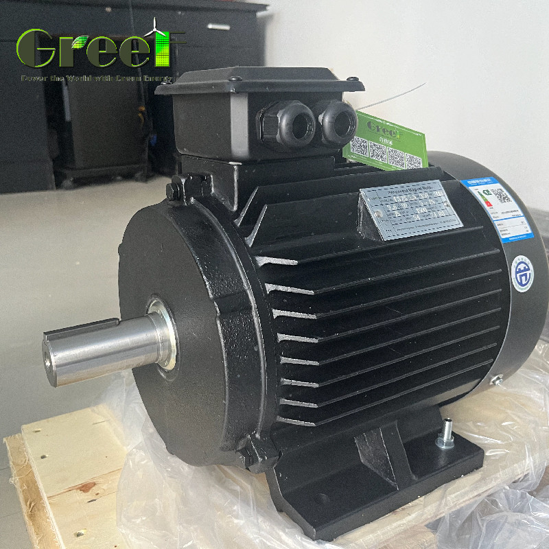 Motor eléctrico de neodimio magnético de torsión IP54 clasificado con 6 polos 750w-5Mw