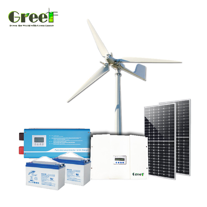 1KW-10KW Control LCD fuera de la red Controlador de energía eólica Modelo GBBC con rango de carga del viento ajustable
