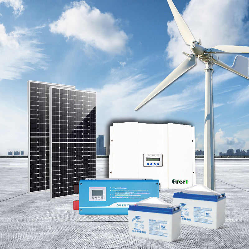 Control de viento GBBC 48V/240V Modo LCD PWM/MPPT Bajo tensión 40.8V/210V Ajustable