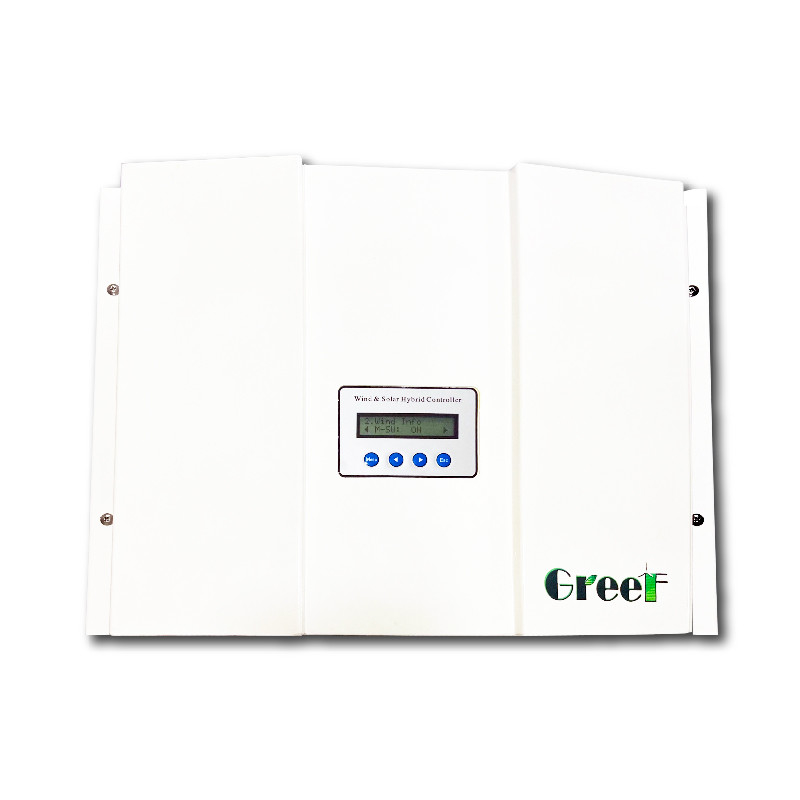 Pérdida de energía ≤ 3W Controlador LCD desconectado de la red con carga de descarga de viento 150V/400V Carga ajustable por viento