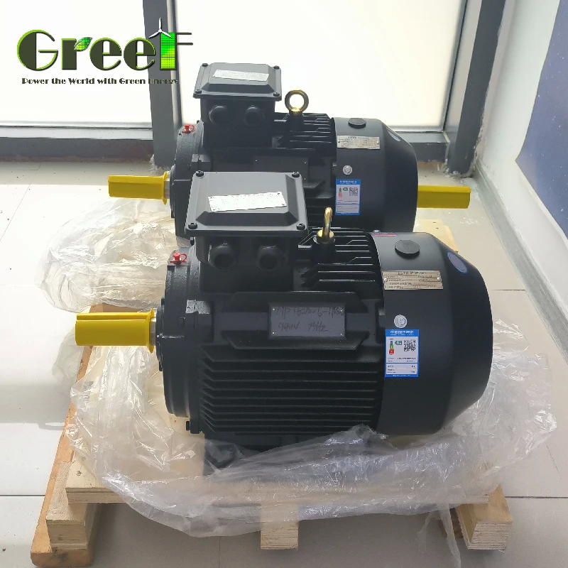 1500 rpm Motores PM con generador de 6 polos Sincrónico de tipo Y Enroscamiento