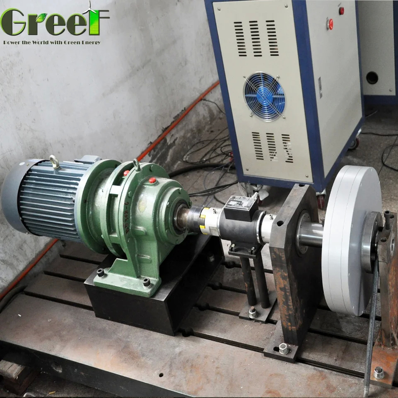 Generador de imán permanente compacto sin núcleo 16-20 polos 1 N/M Torque de arranque 100-500RPM Velocidad para industrial