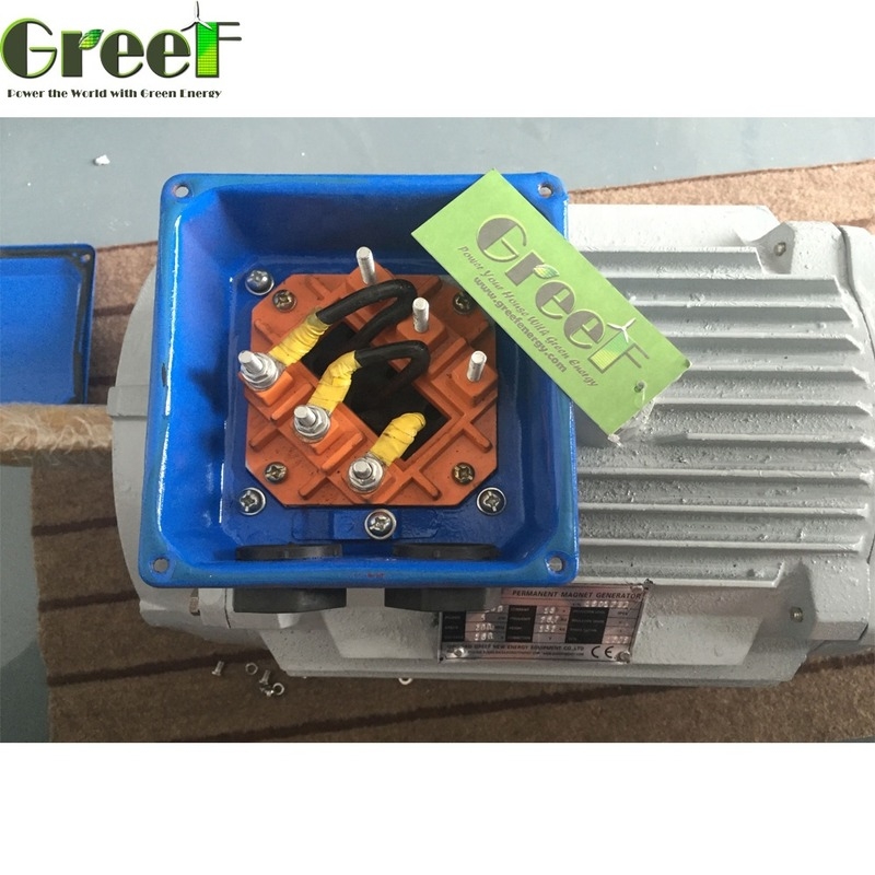 Generador de imanes permanentes tipo eje horizontal y vertical, potencia nominal 0,5kW-5000kW para uso industrial