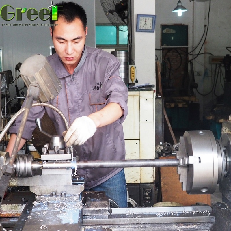 Generador de imán permanente sin núcleo de tipo eje horizontal y vertical 0,03 N/M Torque de arranque para productos