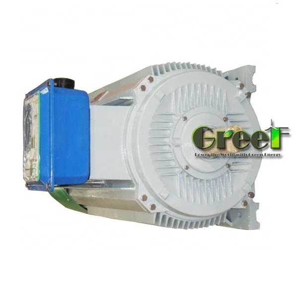 Tensión nominal personalizada SKF rodamiento generador Pmg cuerpo de aluminio Cooper alambre