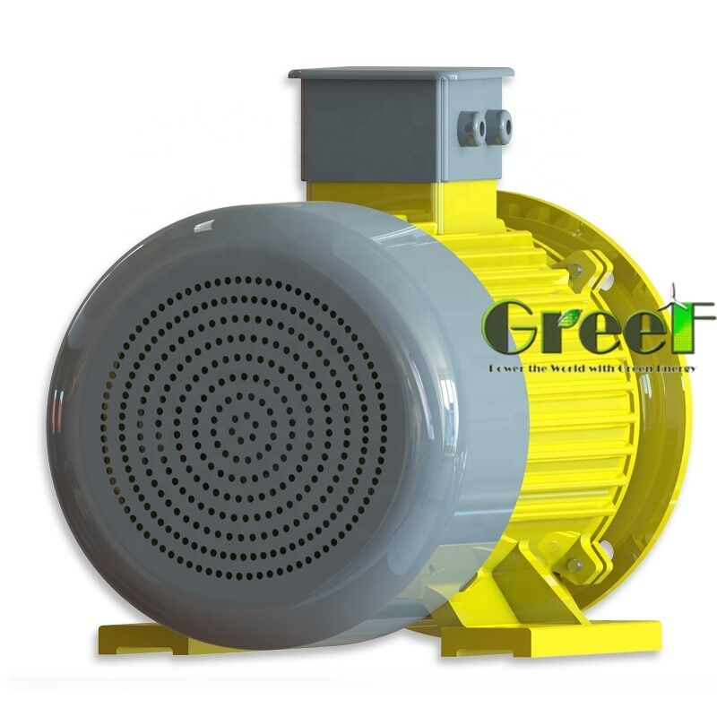 Motor de imán permanente de frecuencia 50HZ y 60HZ con resistencia de aislamiento mínima de 100Mohm a 500Vdc y 6 polos para sistemas industriales