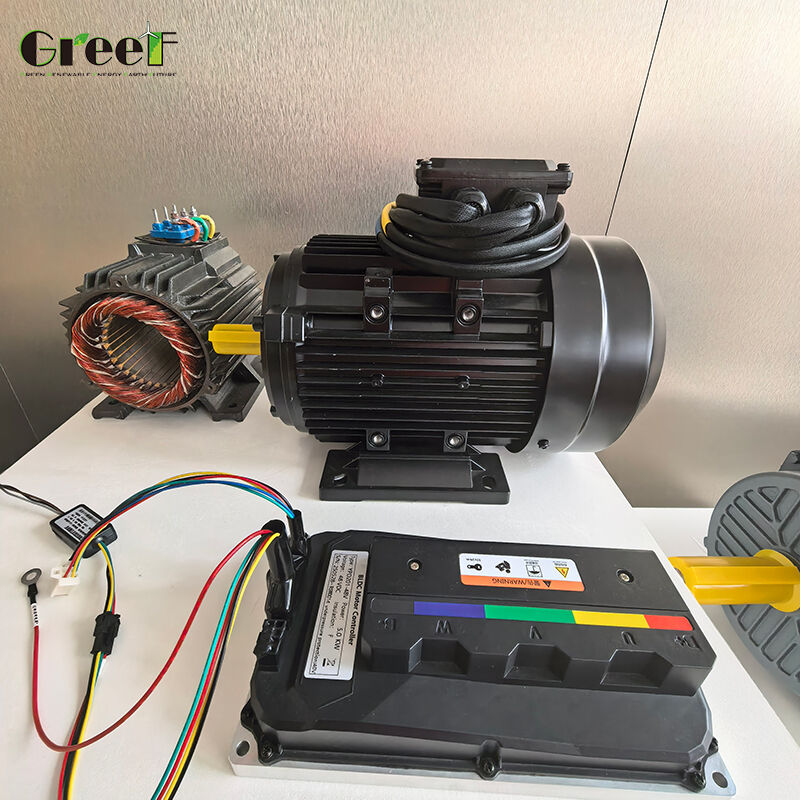 Motor de imán permanente con método de bobinado en Y, potencia de salida de 750 W - 1000 kW y carcasa de hierro fundido para aplicaciones industriales