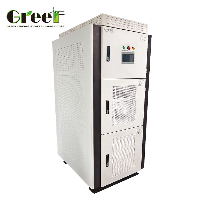 50 Hz 60 Hz Frecuencia de salida en el controlador de red con rango de voltaje de entrada de 240-550 V de corriente continua y pantalla táctil LCD SMART para sistemas de energía sostenible