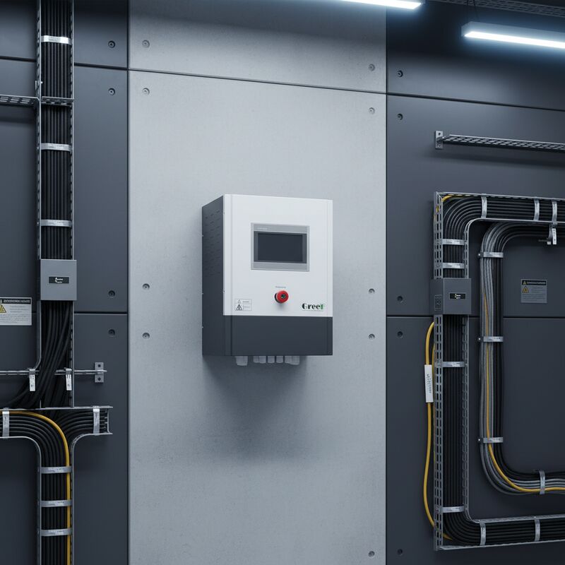 Controlador de Rastreador Eólico con Refrigeración por Aire Forzado y Monitor Remoto por APP/PC para Monitoreo Estable de Red