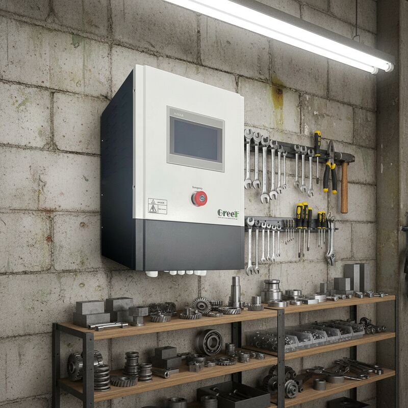 Alta eficiencia ≥98% en el controlador de red con rango de voltaje de 220V-600V y pantalla táctil LCD para sistemas eólicos