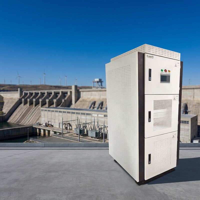 Controlador Híbrido Eólico con Topología Buck Boost DC-DC y Salida de Voltaje AC de 450V con Pantalla Táctil LCD para la Captación de Energía Eólica