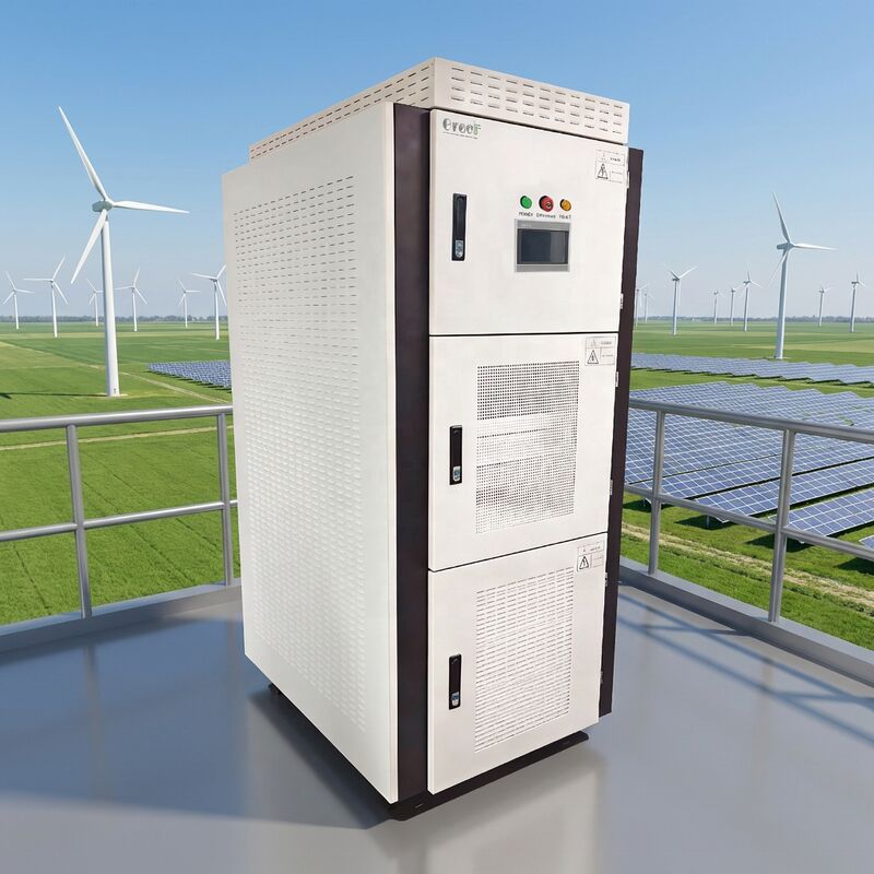 Eficiencia máxima del 95% en el controlador de red con monitoreo de fallas en tierra y pantalla táctil LCD