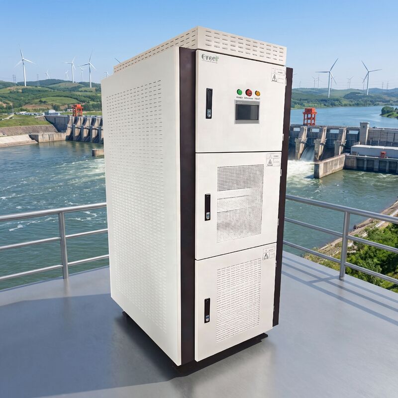 Controlador conectado a la red con pantalla táctil LCD, monitorización de fallos a tierra y rango de voltaje de entrada de CC de 240-550V