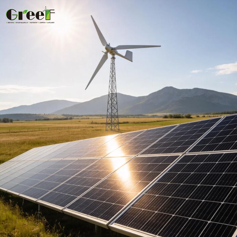 Sistema Solar Híbrido Comercial con Controlador MPPT, Interfaces RS485/CAN/USB y 95% de Eficiencia para Soluciones de Energía