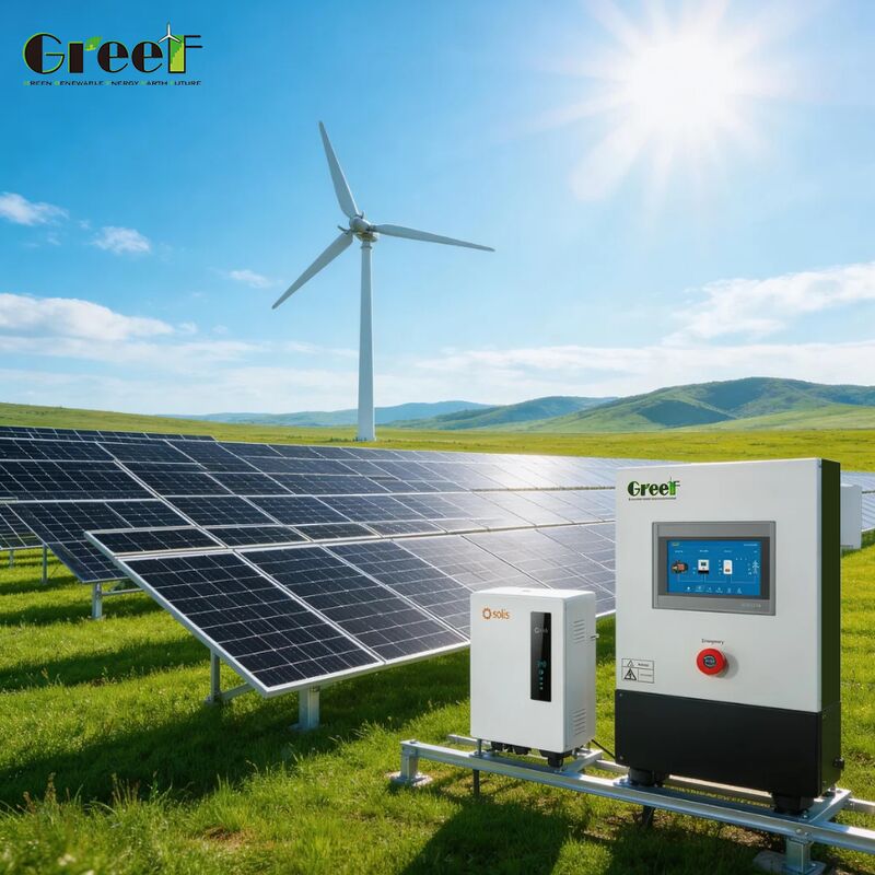 Altitud de operación de 4000 m, 95% de eficiencia, controlador MPPT, sistema solar híbrido, generador híbrido eólico-solar