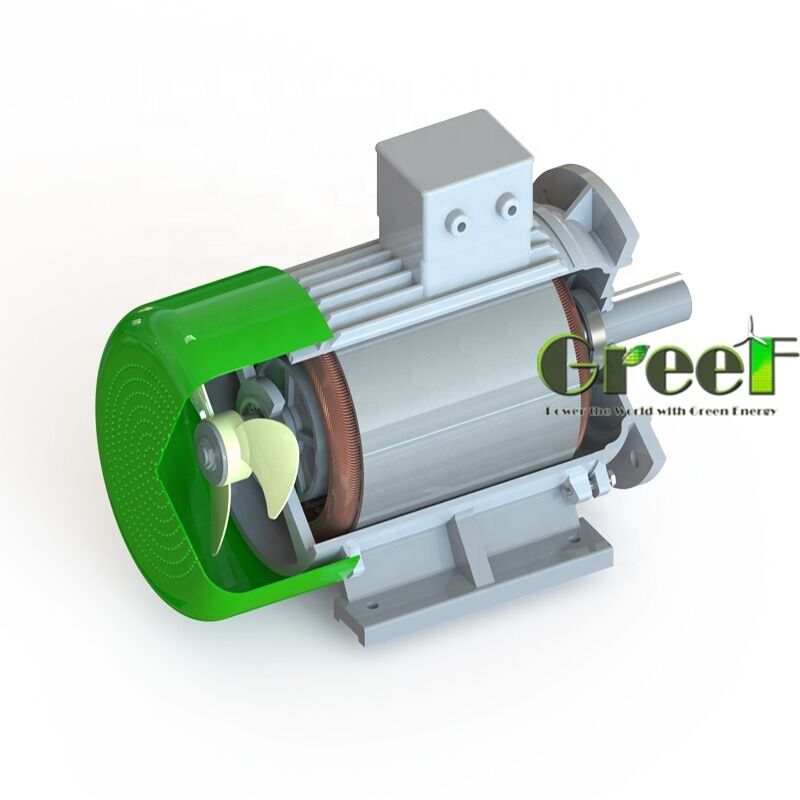 IMB3 IMB5 IMB35 Generador de imán permanente de instalación Generador eléctrico compuesto de alambre de cobre 100% Material Nd Fe B para uso industrial