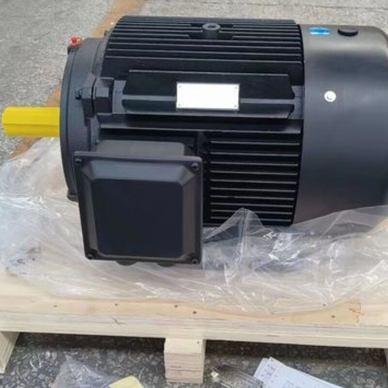 Motor de imán permanente IP54 con ventilador con núcleo de hierro y chapa de acero al silicio laminada en frío y refrigeración automática por agua para rendimiento industrial