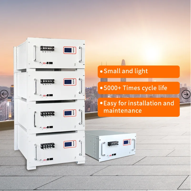 Batería de litio de alto voltaje con protección BMS inteligente, larga vida útil del ciclo (6000 ciclos) y amplio rango de temperatura (-20 ~ 65 °C)