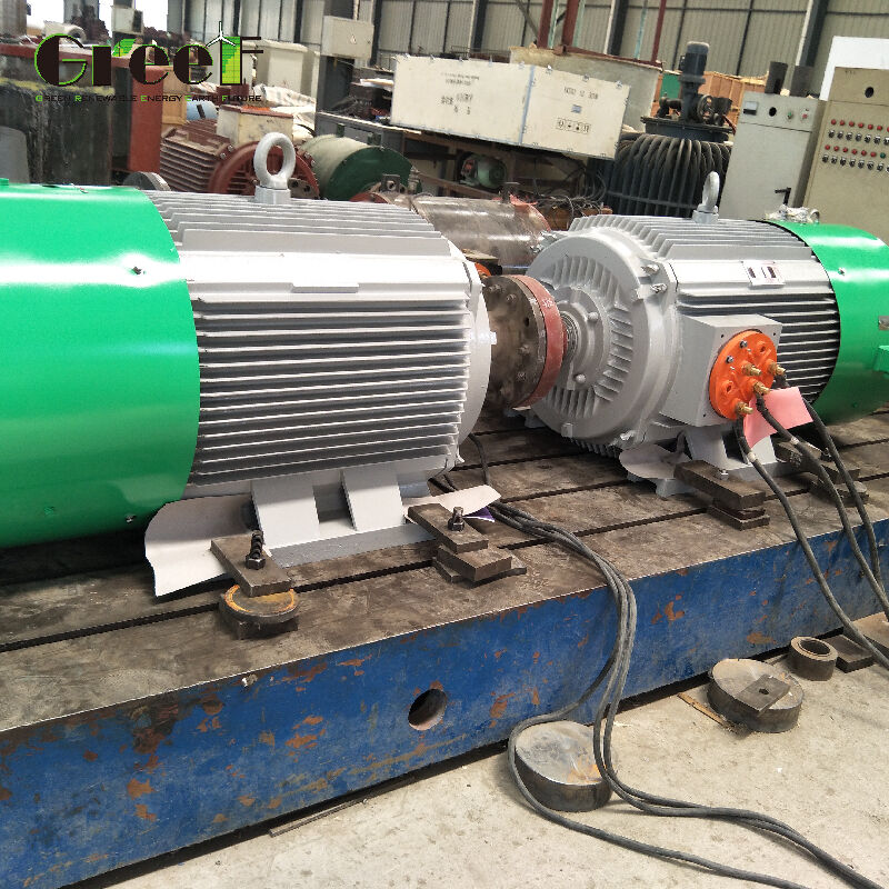 Generador de imán permanente de hierro fundido con refrigeración por ventilador y rango de potencia de 500W-5000kW para una salida estable