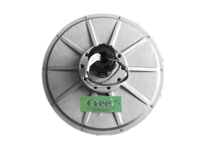 Generador de imanes permanentes de 50W-10KW con rotor externo y alternador sin núcleo de eficiencia > 85%