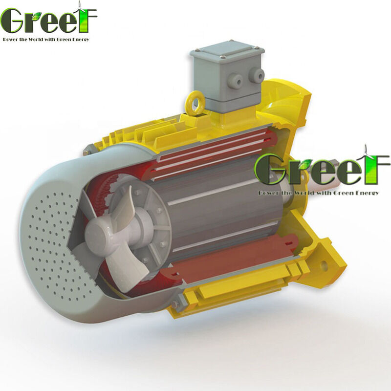 Motor de imán permanente sin escobillas de 750w a 5Mw que ofrece un rango de velocidad de 750 a 3000 rpm Ideal para sistemas y unidades de motores energéticos