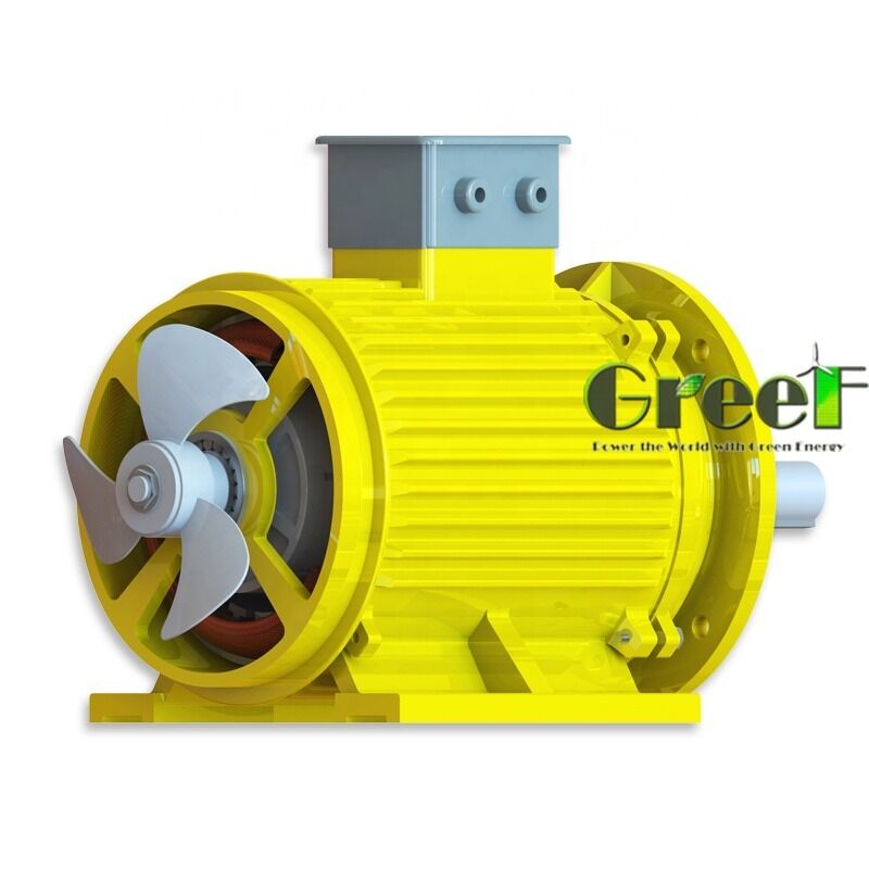 Motor de magneto permanente de alta eficiencia con temperatura máxima de 120 °C y resistencia aislante de 100 Mohm Min para sistemas de energía renovable