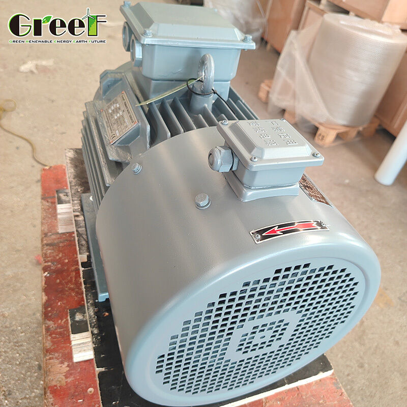 Motor de imán permanente de 500-6000 RPM con eje de acero para operación en entornos hostiles