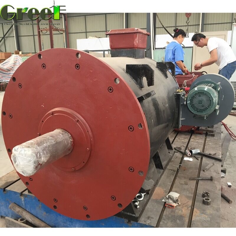 Generador de imán permanente de 3 fases de bobinado de cobre 100% con velocidad de rotación variable y protección IP54