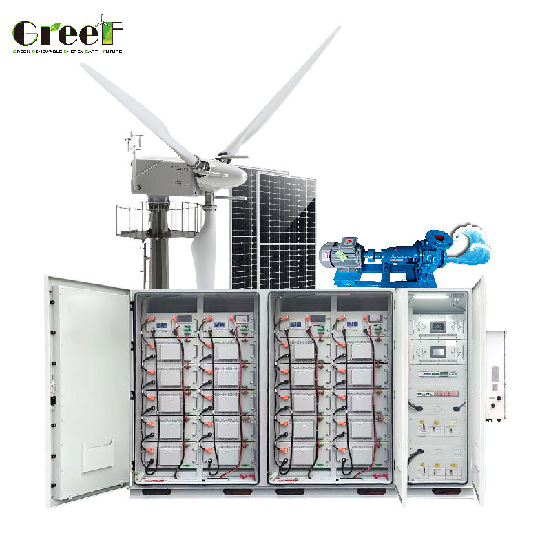 Sistema híbrido solar de voltaje de sistema personalizado con grado de protección IP65 y eficiencia de inversor del 98.3% Generador solar eólico