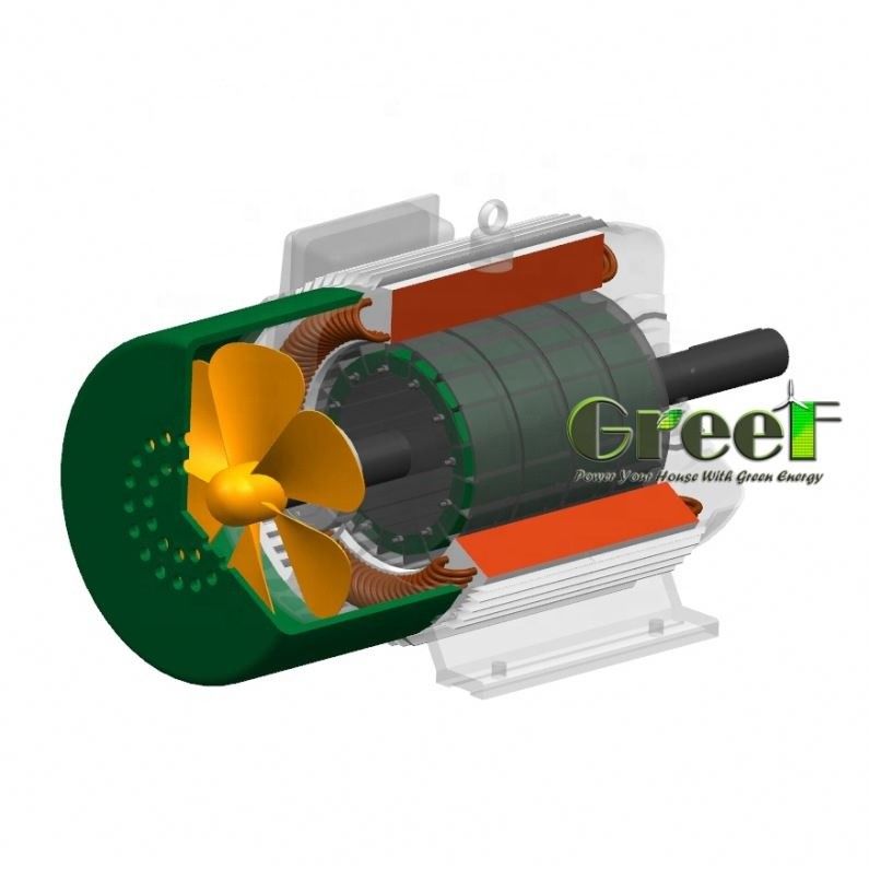 Generador sincrónico de magnetos permanentes de tierras raras/alternador de baja velocidad