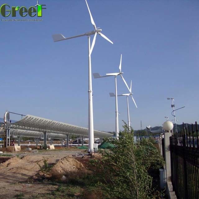 Molino de viento de seguridad de frenado automático hidráulico 20kw 30kw control de paso generador de viento industria y uso comercial
